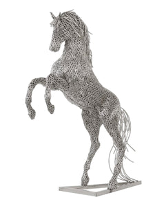 Horse Rearing Sculpture
